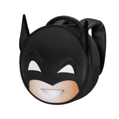 Afbeelding van Batman Send Emoji rugzak, zwart, 22 x cm, inhoud 4 l, één maat, verzenden, zwart., rugzak verzenden
