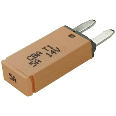 Afbeelding van Hansor CBA1 0514 Zekeringautomaat standaard vlakzekering 5 A Bruin 1 stuk(s)