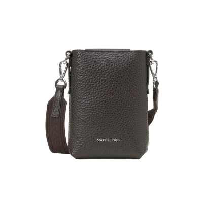 Afbeelding van Marc O&#039;Polo Telefoontasje Schoudertas Bonni Cellphone Bag Dark Earth Donkerbruin