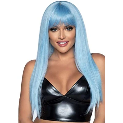 Afbeelding van Long straight bang wig