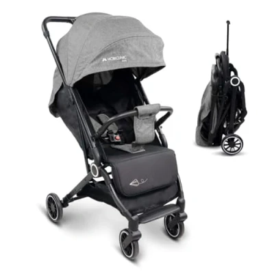Afbeelding van Mobiclinic Trip kinderwagen Buggy Compact Inklapbaar Wandelwagen Enkele hendel Voor op reis Verstelbare voetensteun Opvouwbare