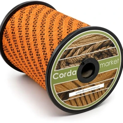 Afbeelding van CORDAMARKET 8 mm drisse touw, uniseks, volwassenen, fluorescerend oranje, 50 m