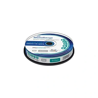 Afbeelding van DVD+R MediaRange DL 8.5GB inkjet printable 10 stuks