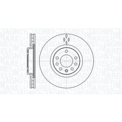 Afbeelding van MAGNETI MARELLI Remschijf 305, 305mm 28mm 5 70mm interne ventilatie 361302040138 0000071772547,51757229,517572290,6001073190,71772547,MBD0138
