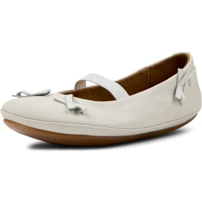 Afbeelding van Camper Right Ballerina&#039;s met enkelbandjes voor kinderen, Maat: 25, White Leer