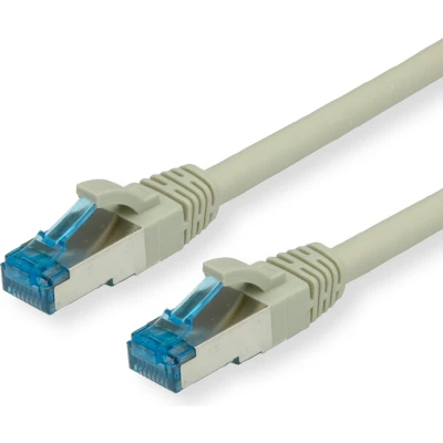 Afbeelding van VALUE Patchkabel Kat.6A (Class EA) S/FTP (PiMF), LSOH, grijs, 0,5 m