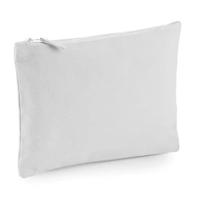Afbeelding van Westford Mill Canvas Accessory Pouch WM530 Light Grey M (22,5 x 16 cm)