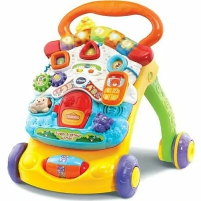 Afbeelding van Driewieler Vtech Super Trotteur Parlant 2 En 1 Orange (FR) Multicolour