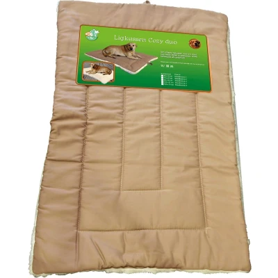 Afbeelding van Ligkussen Cozy Duo bruin/wit 104x67 cm Gebr. de Boon