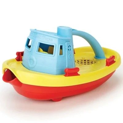 Afbeelding van Green toys sleepboot blauw