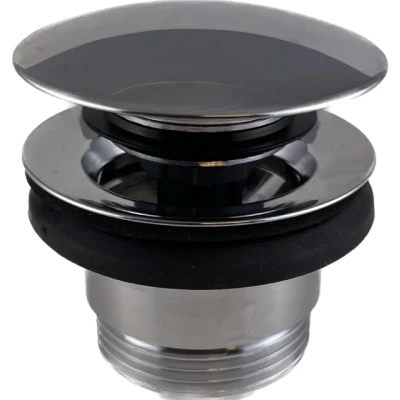 Afbeelding van PB Unix wastafelplug 1 1/4 afsluitbaar push up click clack chroom 1208953283