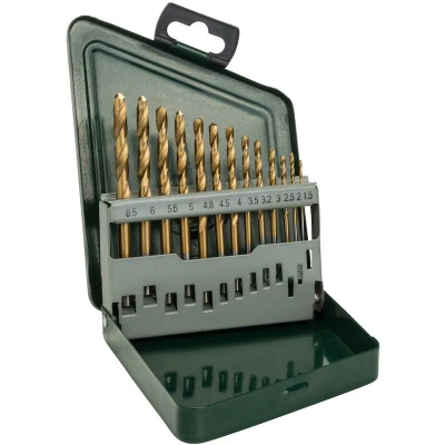 Afbeelding van Bosch Accessories 2607019436 HSS Metaal spiraalboorset 13 delig TiN DIN 338 Cilinderschacht 1 set(s)