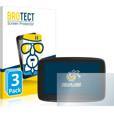 Afbeelding van BROTECT Screenprotector voor TomTom GO Classic 5&quot; Folie Beschermfolie Beschermglas transparant (3 Stuks)