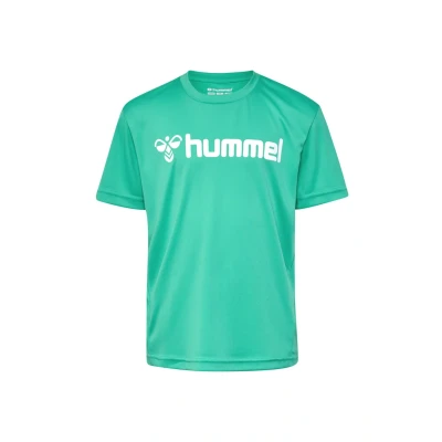 Afbeelding van Hummel Tshirt print voor kinderen, Maat: 116, Atlantis