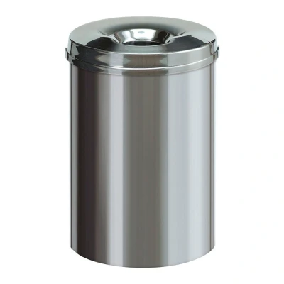 Afbeelding van Papierbak vlamdovend 30ltr rvs