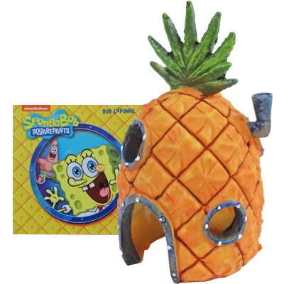 Afbeelding van Nickelodeon Ornament Spongebob Ananashuis Oranje 15X9X8 CM
