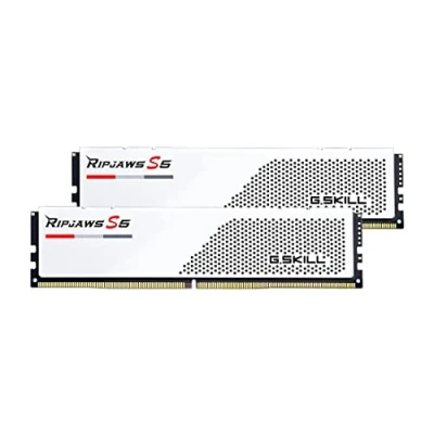 Afbeelding van G.Skill Ripjaws S5 Werkgeheugenset voor PC Retail DDR5 64 GB 2 x 32 Non ECC 6000 MHz 288 pins DIMM CL30 F5 6000J3040G32GX2 RS5W