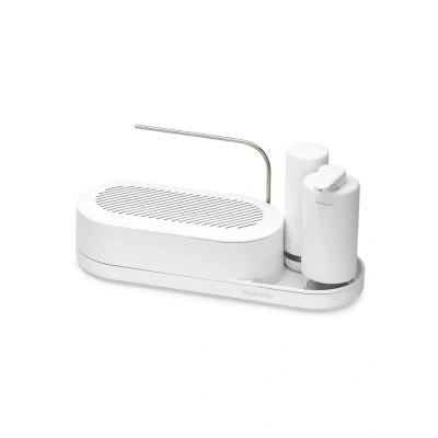 Afbeelding van Brabantia SinkStyle Gootsteen Organizer Set 3 delig Wit