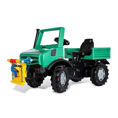 Afbeelding van Rolly Toys Unimog Forst 038244 Trapauto vanaf 3 jaar, met fluisterbanden en knipperlicht, trapauto, jaar