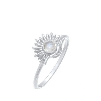 Afbeelding van Elli SUN Astro Ring, Dames, Maat: 54, Silber