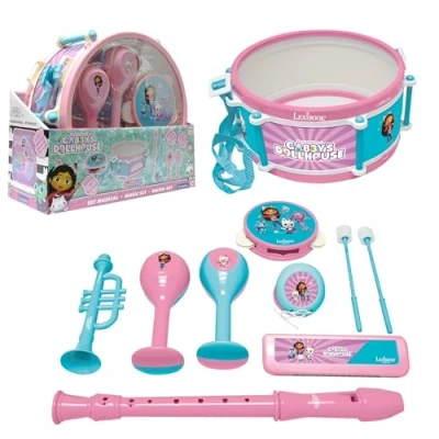 Image de Lexibook Set Musical Gabby Et La Maison Magique 7 Instruments Rangement Dans Le Tambour