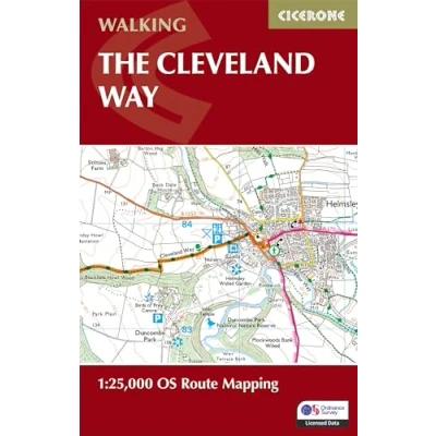 Afbeelding van Cicerone The Cleveland way map booklet