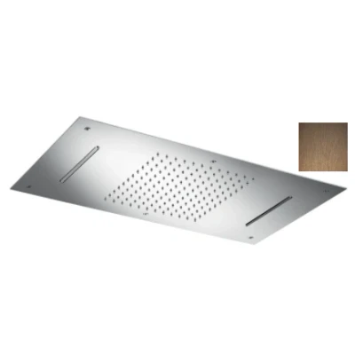 Afbeelding van SB Temptation XXL Regendouche inbouw rechthoek 2 straals PVD Koper 1208955708