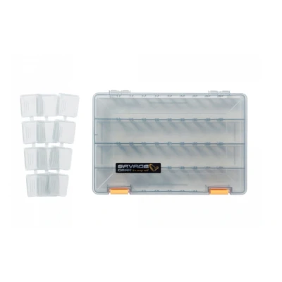 Afbeelding van Savage Gear Lurebox 5B Smoke (27,5x18 x4,5cm) Tacklebox