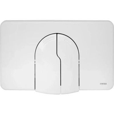 Afbeelding van WISA 2100 bedieningsplaat voor dualflush DF pergamon 185 x 310