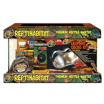 Afbeelding van Zoo Med Terrarium ReptiHabitat Leopard Gecko Kit 51x25x30cm