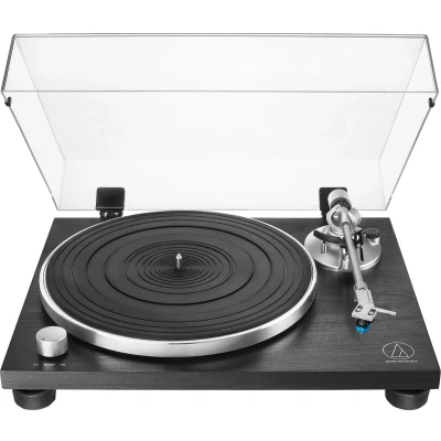 Afbeelding van Audio Technica LPW30BK Handmatige draaitafel met houten sokkel Zwart