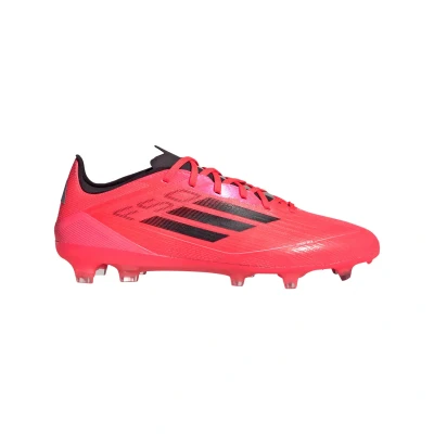 Afbeelding van adidas Performance F50 PRO FIRM Ground Voetbalschoenen met kunststof noppen, Heren, Maat: 46 2/3, Turbo/aurora black/platin metallic