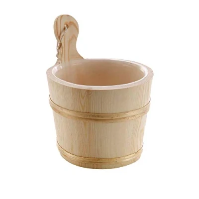 Afbeelding van Houten Opgiet Emmer Sauna 2L (Zacht Hout) Wellness Spa