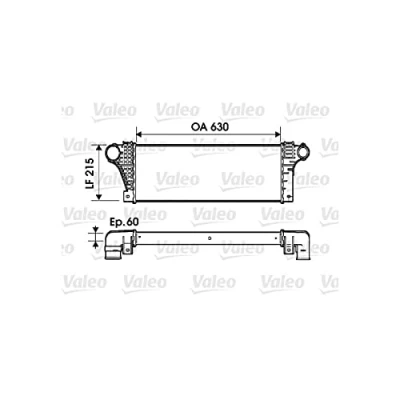 Afbeelding van Valeo Interkoeler 817941