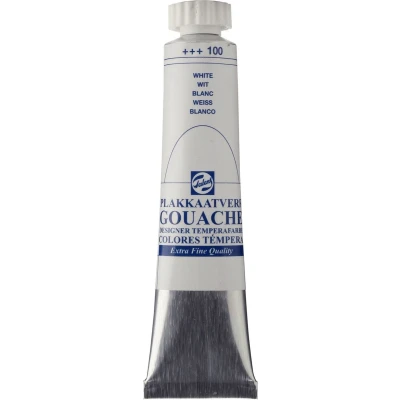 Afbeelding van Talens Plakkaatverf Extra Fijn Tube Van 20 Ml, Wit