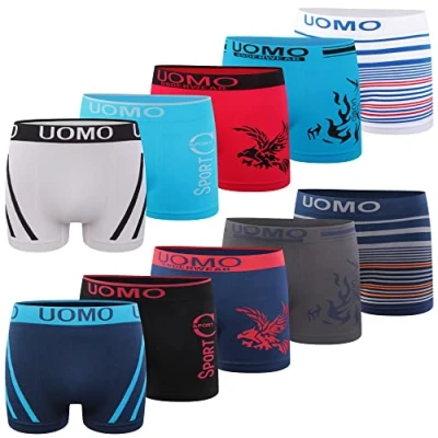 Afbeelding van L&amp;K 1202 Set van 5/10/12 boxershorts microvezelmix voor heren, Veelkleurig 10