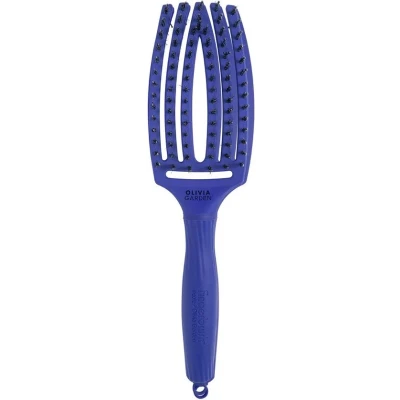 Afbeelding van Olivia Garden FingerBrush Boar &amp; Nylon Blue Jeans