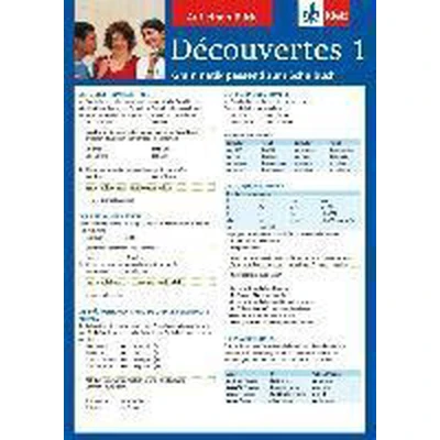 Afbeelding van Découvertes 1. Auf einen Blick. Grammatik