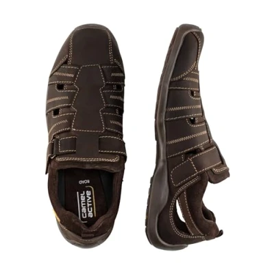 Afbeelding van camel Active Outdoorsandalen, Heren, Maat: 42, Chocolate r Nubukleer