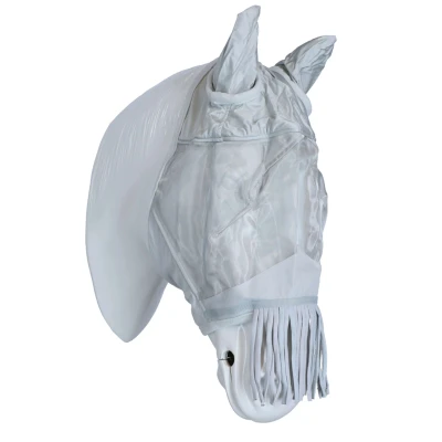 Afbeelding van Waldhausen Vliegenmasker Premium met Oren Zilvergrijs Cob