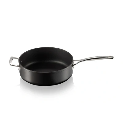 Afbeelding van Le Creuset Anti aanbak Sauteerpan Met Rechte Wand + Handvat In Zwart 28cm 5,4l