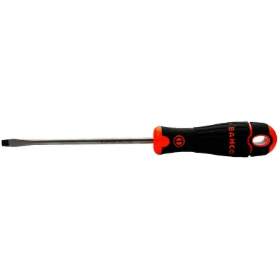 Afbeelding van BAHCO B190.040.100 schroevendraaier BahcoFit met rubber greep platte punt gleuf 0,8 mm x 4 100