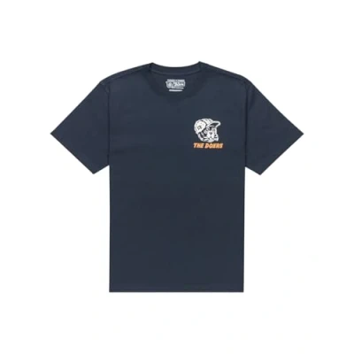 Afbeelding van Element Timber Builder SS Tshirt print, Heren, Maat: Large, Eclipse navy