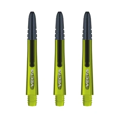 Afbeelding van WINMAU Vecta Dartpijlen van polycarbonaat, middelgroot, groen, 3 stuks