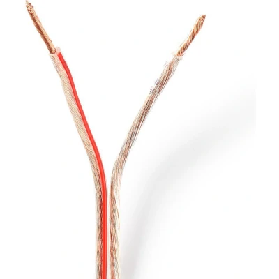 Afbeelding van Luidsprekerkabel op rol 25 meter (1.5 mm², Transparant)