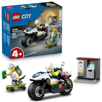 Image de LEGO® City 60455 La course poursuite en moto de police