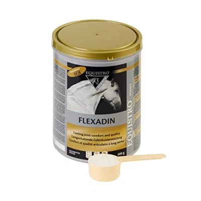 Afbeelding van Equistro Flexadin UC II Aanvullend diervoeder ter ondersteuning van gewrichten paarden 600gram