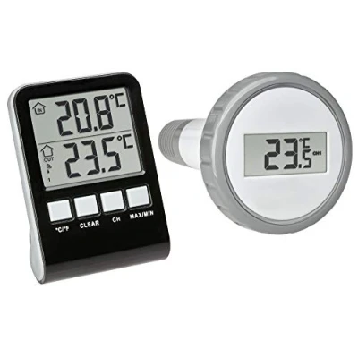 Afbeelding van TFA Dostmann Palma Zwembadthermometer Zwart