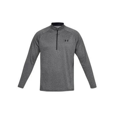 Afbeelding van Under Armour TECH ZIP Longsleeve, Heren, Maat: 3XL, Carbon heather