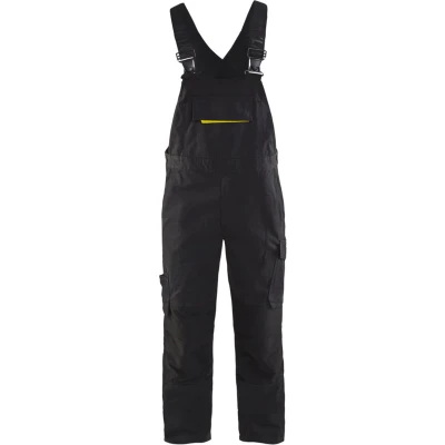 Afbeelding van Blaklader Bretelbroek met stretch 2695 1330 Zwart/High Vis Geel